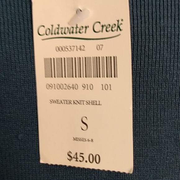 Coldwater Creek sweater knit shell - Picture 3 of 4